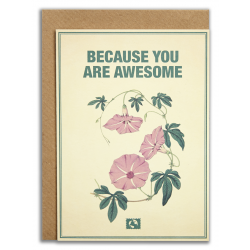 BECAUSE YOU ARE AWESOME
