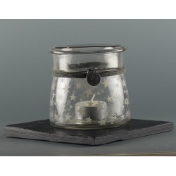 Tealight Candleholder with stars