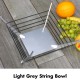 Frugtskål, anodiseret aluminium