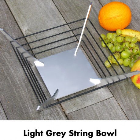 Frugtskål, anodiseret aluminium